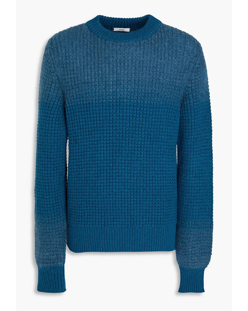 Erdem Caspian waffle-knit sweater - Blue Blue
