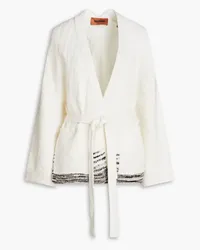 Missoni Cashmere crochet-knit cardigan - White White