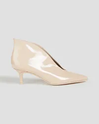 Gianvito Rossi Viera patent-leather pumps - White White