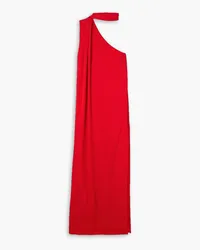 Stella McCartney One-shoulder satin gown - Red Red