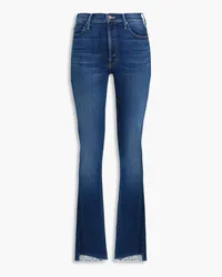 Mother Hustler high-rise flared jeans - Blue Blue