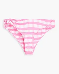 Jacquemus Vichy knotted gingham low-rise bikini briefs - Pink Pink