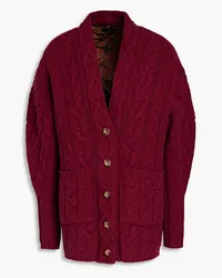 Etro Cable-knit cardigan - Purple Purple