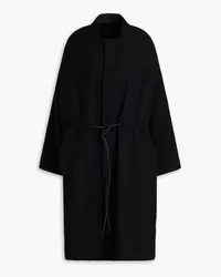 Rick Owens Oversized wool-felt coat - Black Black