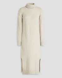 &Daughter Simone wool turtleneck midi dress - White White