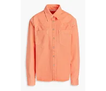 Neon denim shirt - Orange