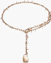 Zimmermann Spiked rose gold-tone belt - Pink Pink