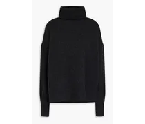 Cashmere-blend turtleneck sweater - Gray