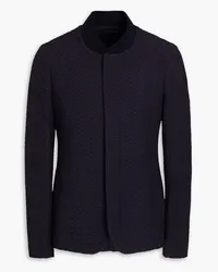 Emporio Armani Cloqué blazer - Blue Blue