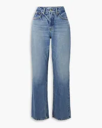 SLVRLAKE Good '90s high-rise straight-leg jeans - Blue Blue