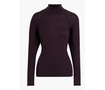 Anna merino wool turtleneck sweater - Purple