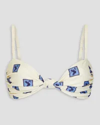 Johanna Ortiz Andean knotted bikini top - White White