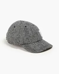 Thom Browne Herringbone wool cap - Black Black