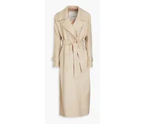 Christie wool-twill trench coat - Neutral