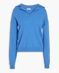 NAADAM Cashmere polo sweater - Blue Blue