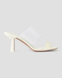 NEOUS Chost PVC and leather mules - White White