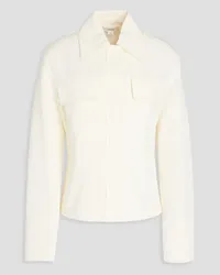 Vince Cotton-blend ottoman jacket - White White