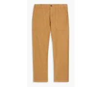 Cliffe cotton-blend corduroy pants - Brown