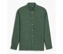 Antonio linen shirt - Green
