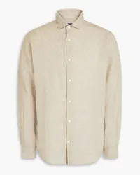 Frescobol Carioca Antonio linen shirt - Green Green