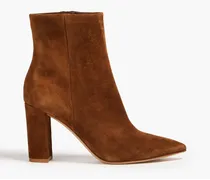 Piper 85 suede ankle boots - Brown