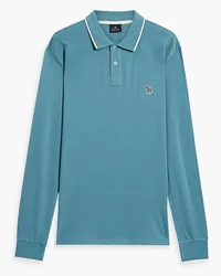 Paul Smith Cotton-piqué polo shirt - Blue Blue