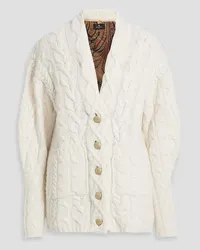 Etro Cable-knit cardigan - White White