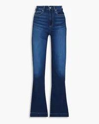 Paige Amour high-rise flared jeans - Blue Blue