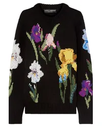 Dolce & Gabbana Intarsia wool sweater - Black Black