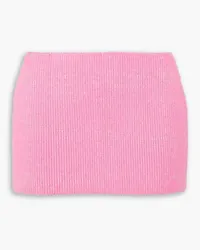 ARG Brushed cotton-blend mini skirt - Pink Pink