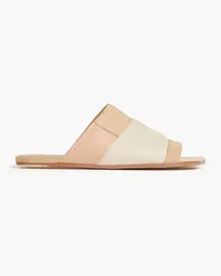 Maison Margiela Patchwork-effect suede and leather sandals - Neutral Neutral