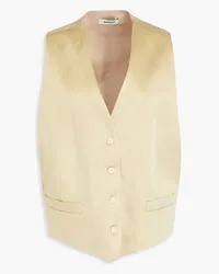 Sandro Satin vest - Yellow Yellow