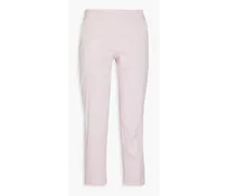 Treeca linen-blend tapered pants - Pink