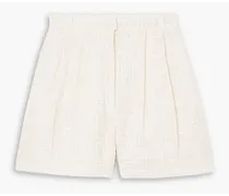 Lana pleated tweed shorts - Neutral