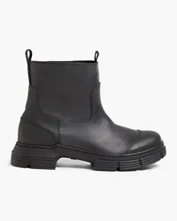 Ganni Rubber Chelsea boots - Black Black