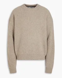 LE 17 SEPTEMBRE Ribbed wool sweater - Neutral Neutral