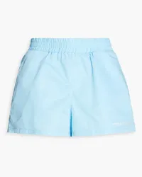 ROTATE Birger Christensen Roxanne embroidered shell shorts - Blue Blue