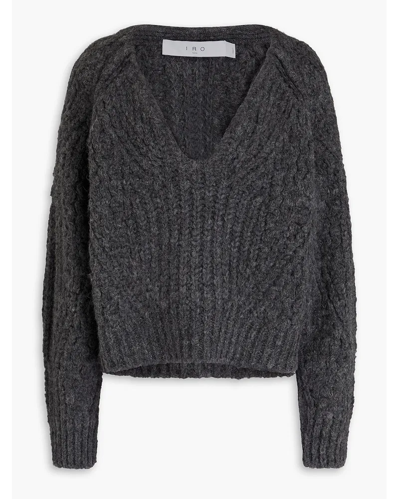 IRO Ribbed-knit sweater - Gray Gray