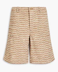 Acne Studios Printed denim shorts - Neutral Neutral