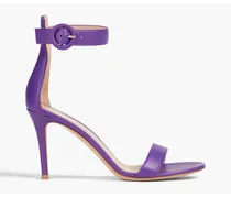 Gianvito Rossi Portofino 85 leather sandals - Purple Purple
