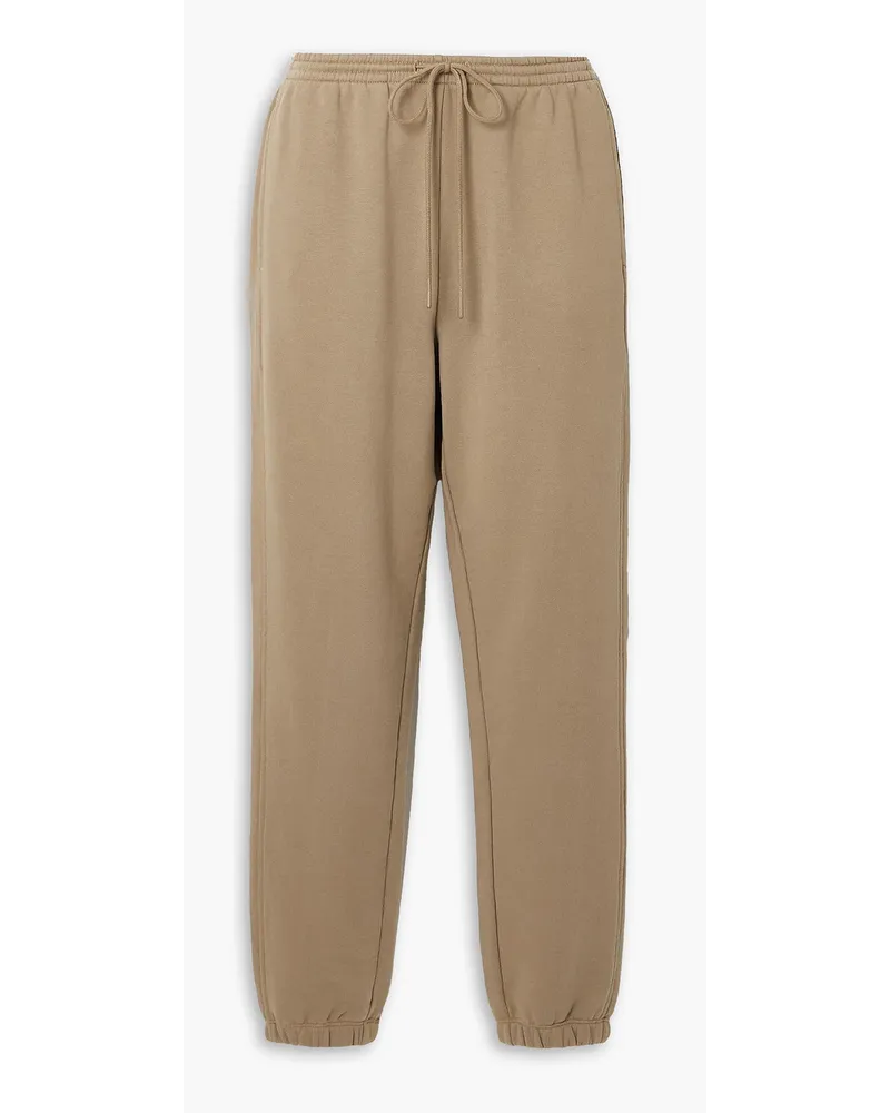 Vince Essential French cotton-terry track pants - Neutral Neutral