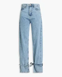 Rag & Bone Splice high-rise barrel-leg jeans - Blue Blue