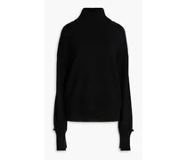 Simone oversized cashmere turtleneck sweater - Black