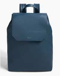 Serapian Day pebbled-leather backpack - Blue - OneSize Blue