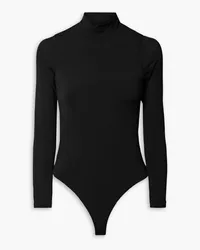 KHAITE Loyra open-back stretch-jersey bodysuit - Black Black