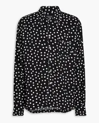 Dolce & Gabbana Polka-dot crepe shirt - Black Black