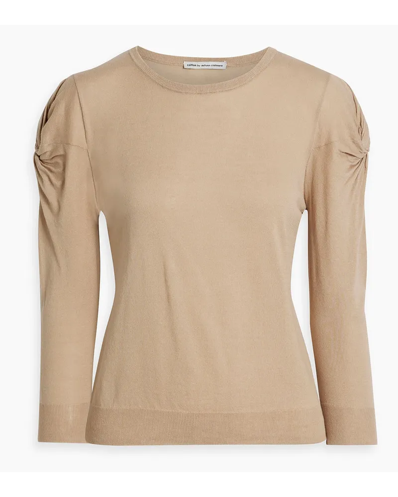 Autumn Cashmere Twisted cotton sweater - Neutral Neutral