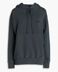 Stella McCartney Printed French cotton-terry hoodie - Gray Gray