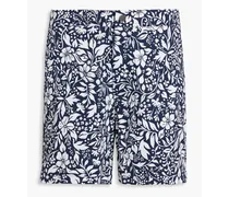 Calder mid-length floral-print swim shorts - Blue