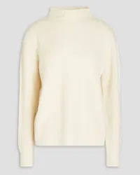 James Perse Ribbed cashmere turtleneck sweater - White White